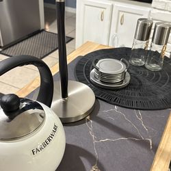 Black/silver kitchen set bundle