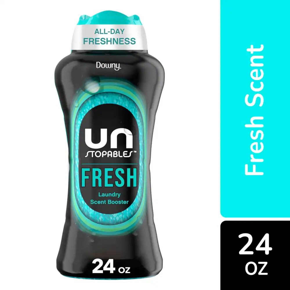 Downy Unstopables In-Wash Scent Booster Laundry Beads, Fresh Scent, 24 oz