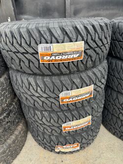 35x12.50r17 Arroyo nuevas con 50,000 millas de garantÃa las 4