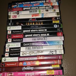 So Many Different PlayStation PS2 Xbox 360 Video Games DVD Cds Movies