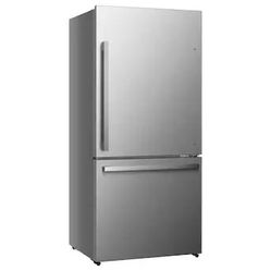 Hisense 17.2-cu ft Counter-depth Bottom-Freezer Refrigerator (Fingerprint Resistant Stainless Steel) ENERGY STAR