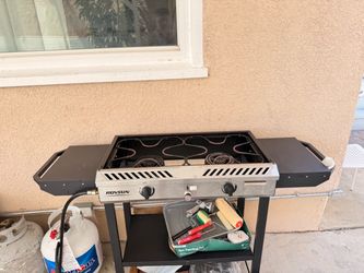 Patio stove kitchen with 1 propane