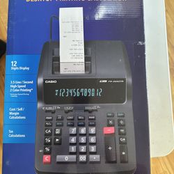 Casio Desktop Printing Calculator- Brand New!