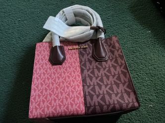 Michael Kors two tone logo  crossbody bag