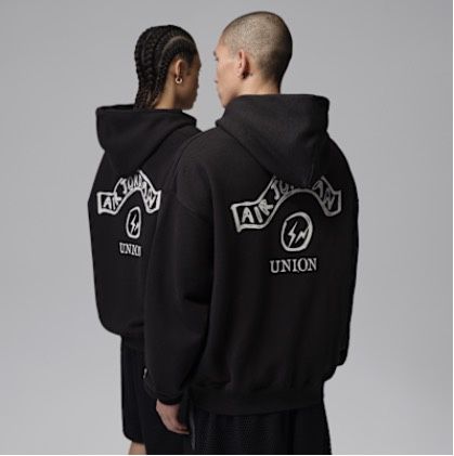 Union Fragment Jordan Hoodie Size Large
