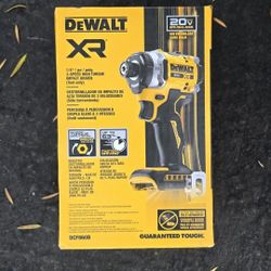 Dewalt 20v Impact Driver Brushless XR 3speed Brand New Tool Only 