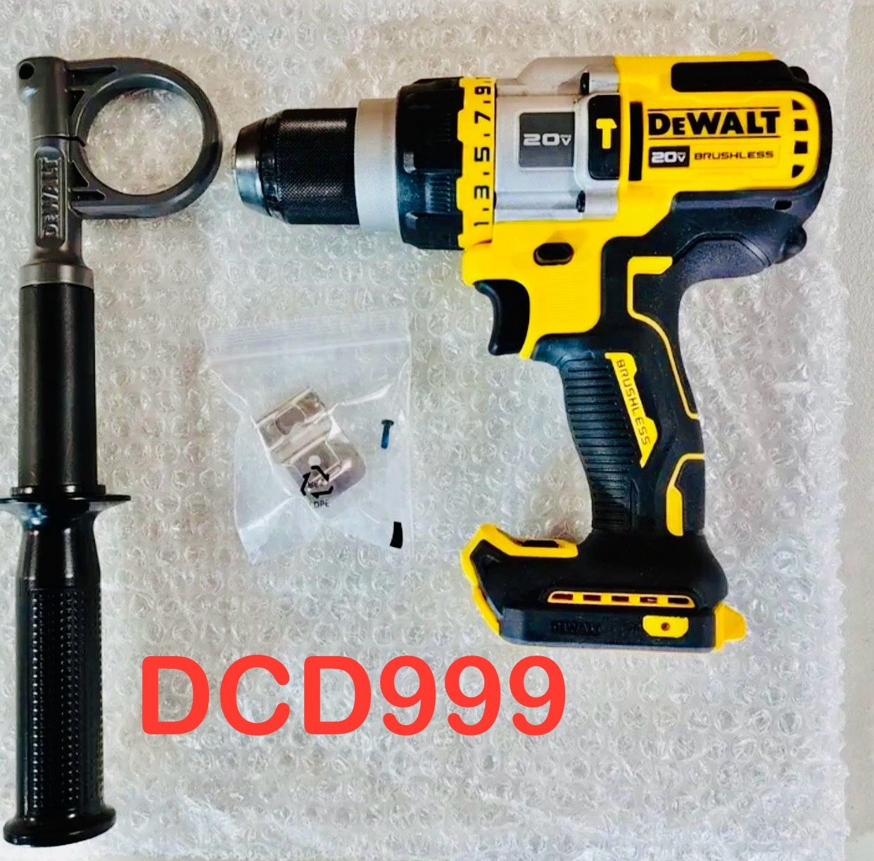 Dewalt New Hammer Drill -3 Speeds Flex Volt 20v - No Battery 