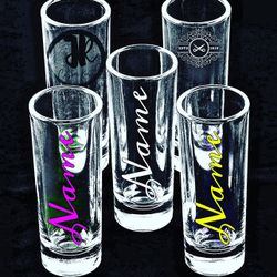 Customized 2oz shot Glasses