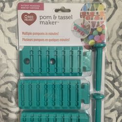 Pom Pom & Tassel Maker 5 Pcs Pompoms in Minutes Baby Crochet Knitting Craft
