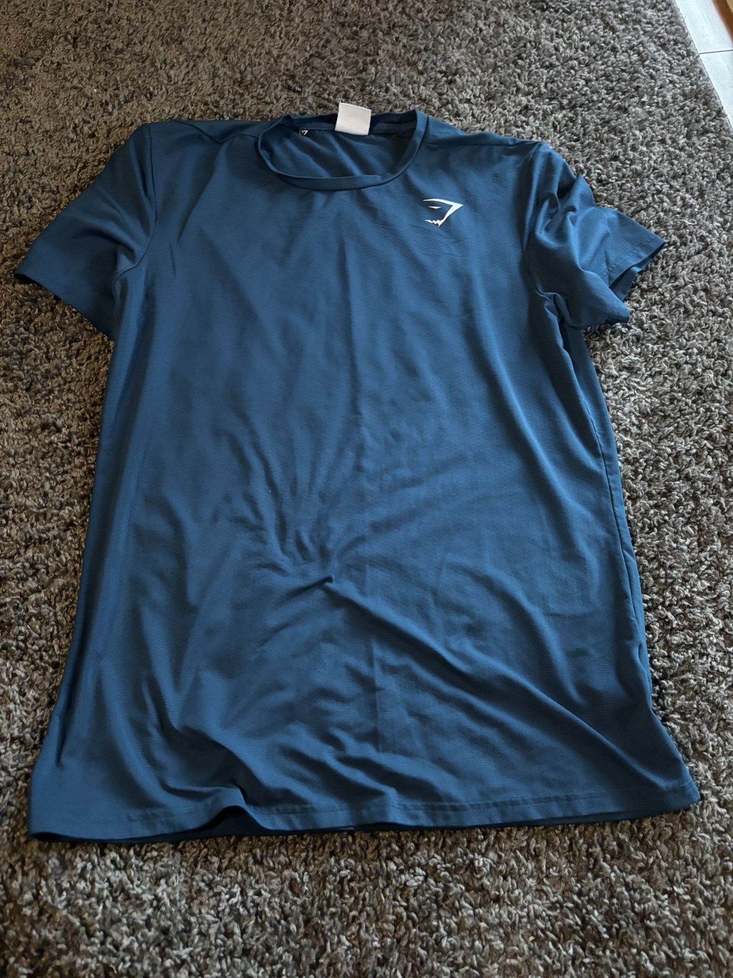 Gymshark Blue Shirt
