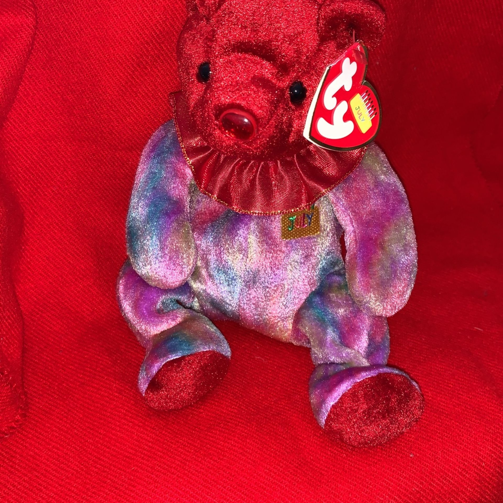 Ty JULY Birthday Beanie Baby With Tag/ Tash Collection