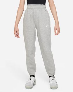 NEW Nike Sportswear Club Fleece Big Kids' Large Loose Pants - Gray (FD2933-063)