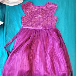 Purple Dress Kids Size 12