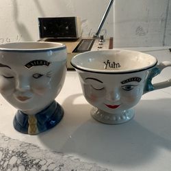 Antique Coffee Cup Set 