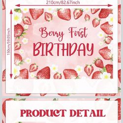 Berry First Birthday 