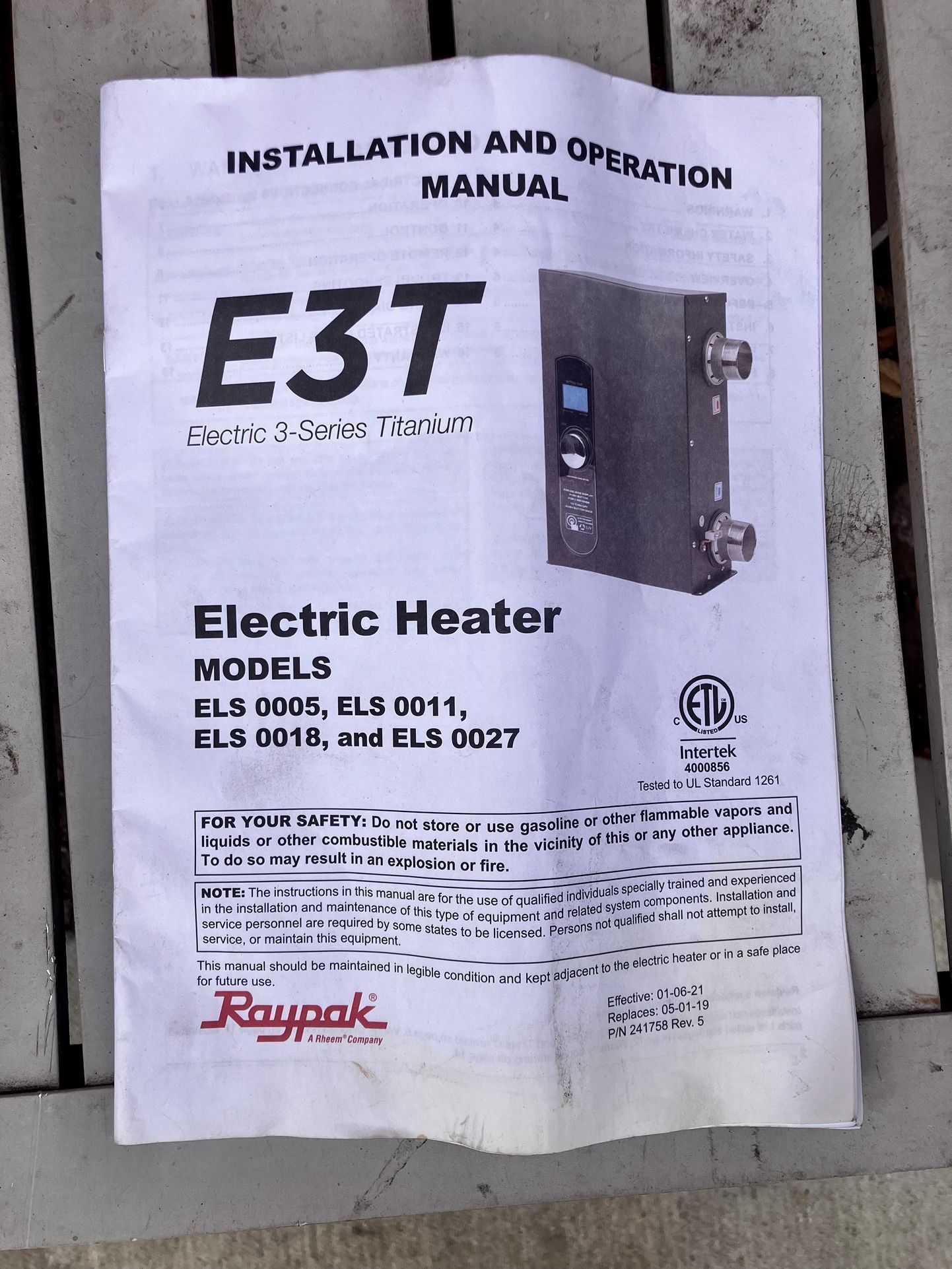 New Spa/jacuzzi/pool Heater