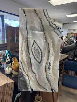 Large Geode Resin Art Panel