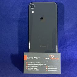 Apple iPhone XR black 128 GB unlocked $410