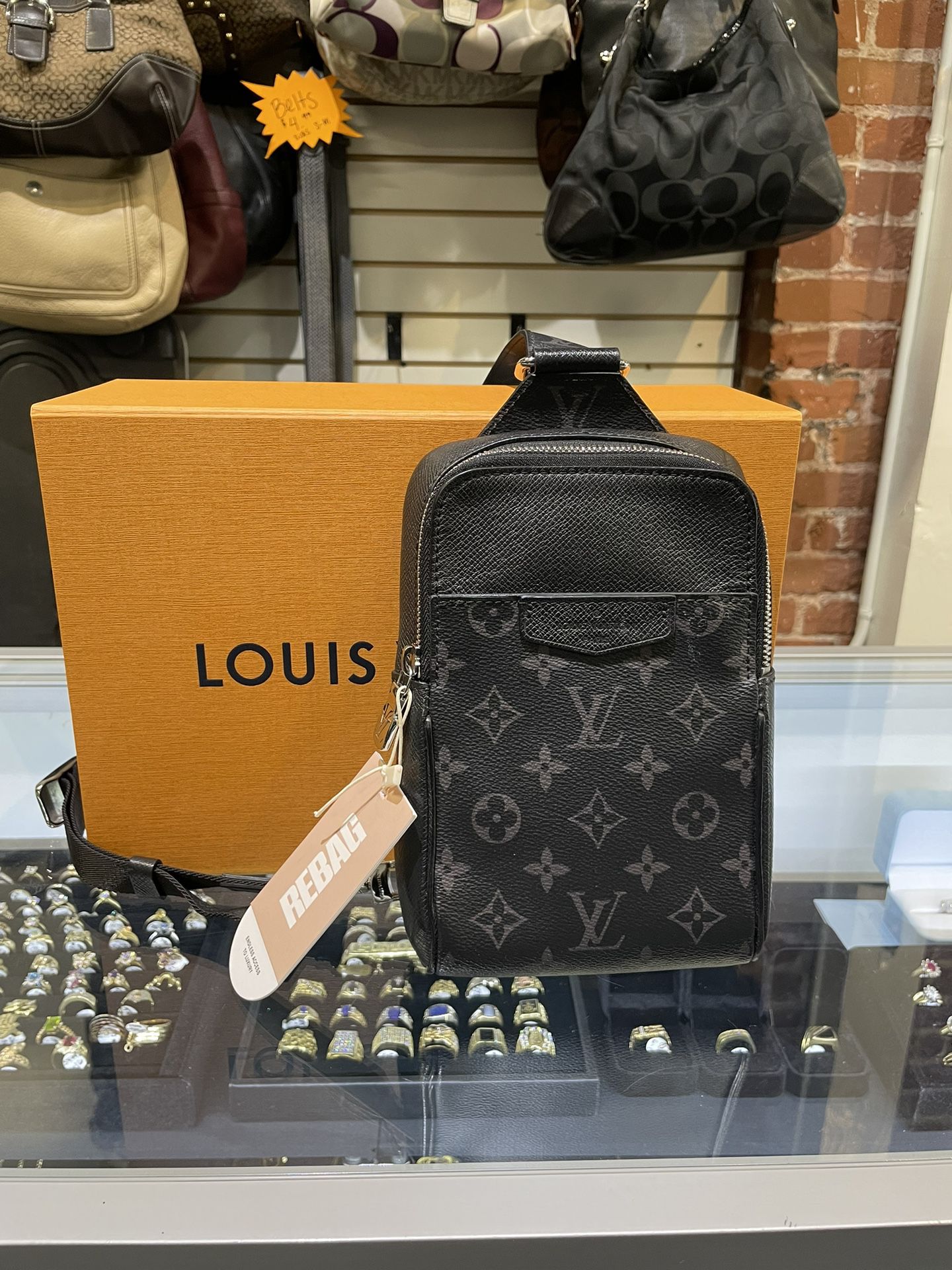 Louis Vuitton Taigarama Outdoor Slingbag Black Noir Sling Bag