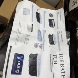 ice bath tub new in box 400 retail 