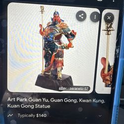 Guan Yu Statue, Guan Gong Statue, Kwan Kung, Kuan Gong Statue