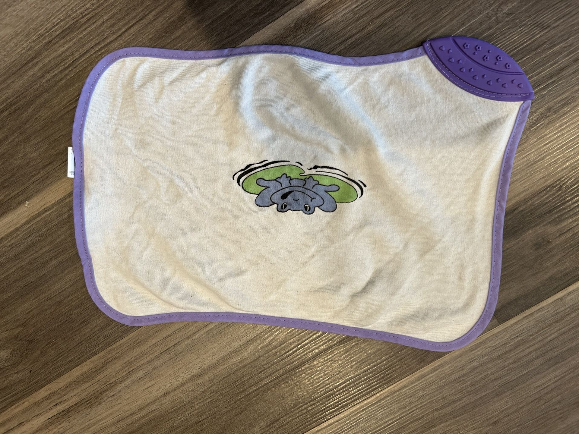 Burp Cloth With Teether (brand New)