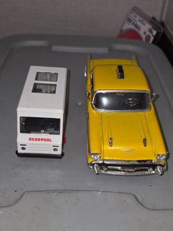 Deadpool Diecast Model Cars Lot of 2