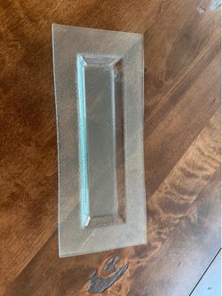 Green vintage serving platter