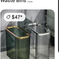 Bathroom Trash Can Clearview