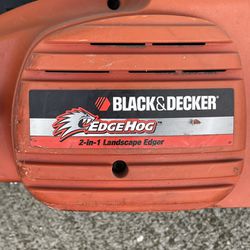 BLACK + DECKER LE750 2-In-1 Landscape Edger and Trencher - Black