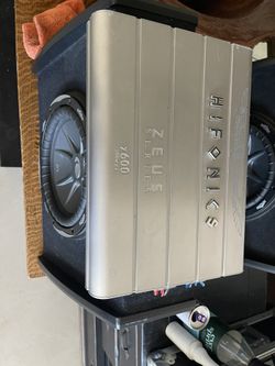 Amp And Speakers Kicker Small Truck