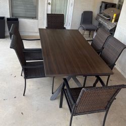 Copenhagen Table With Set Of Chairs