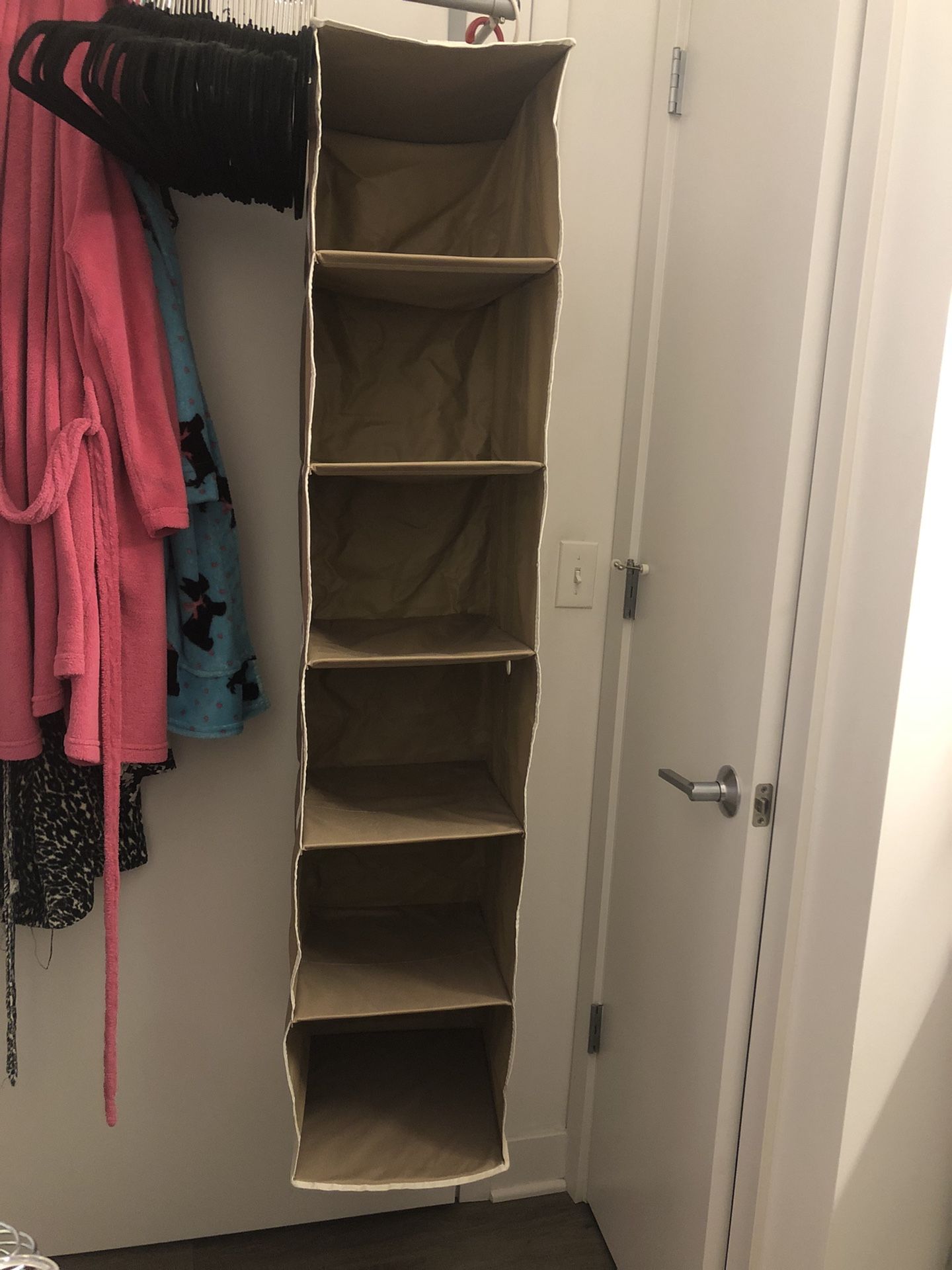 Michael Graves Closet Hanging Organizer 6 Separate Compartments Clothes