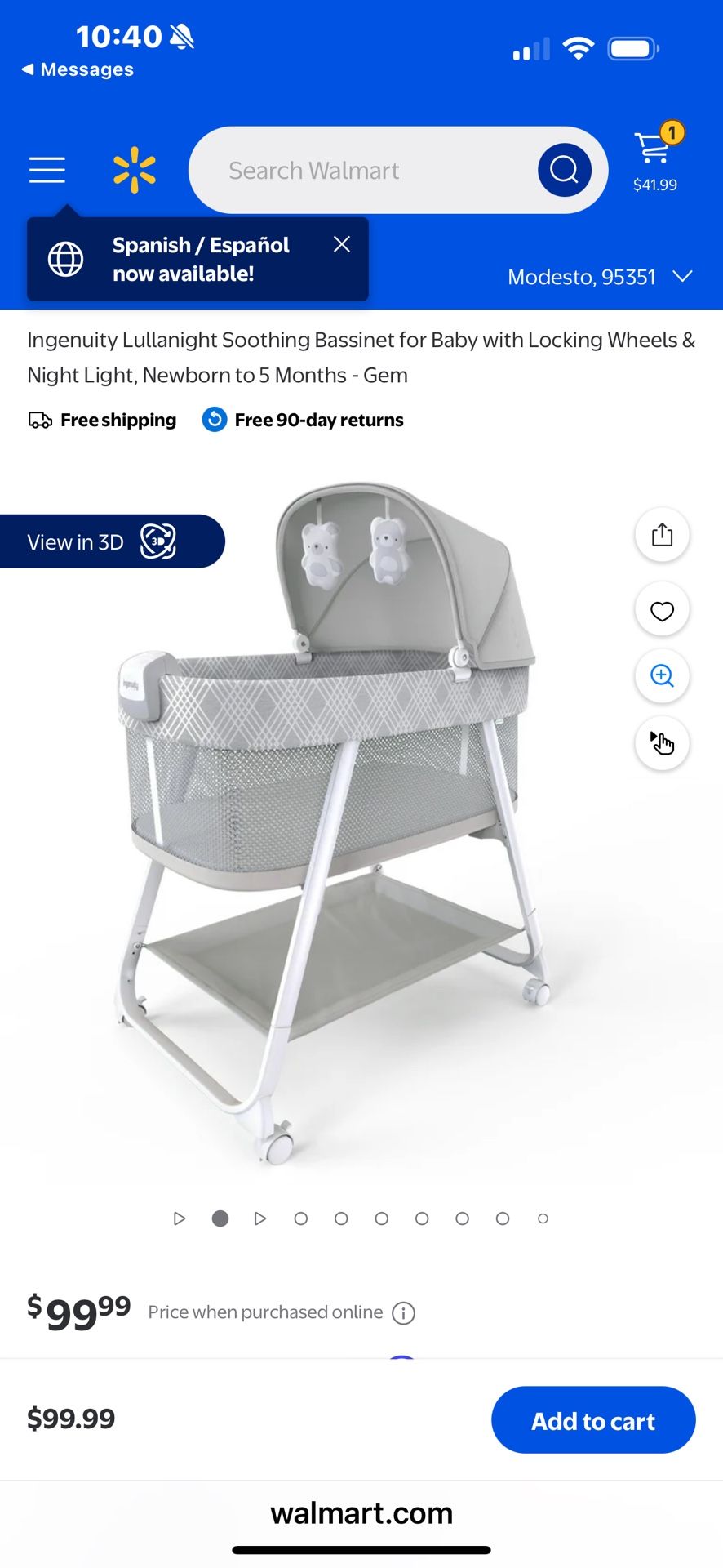 Ingenuity Bassinet