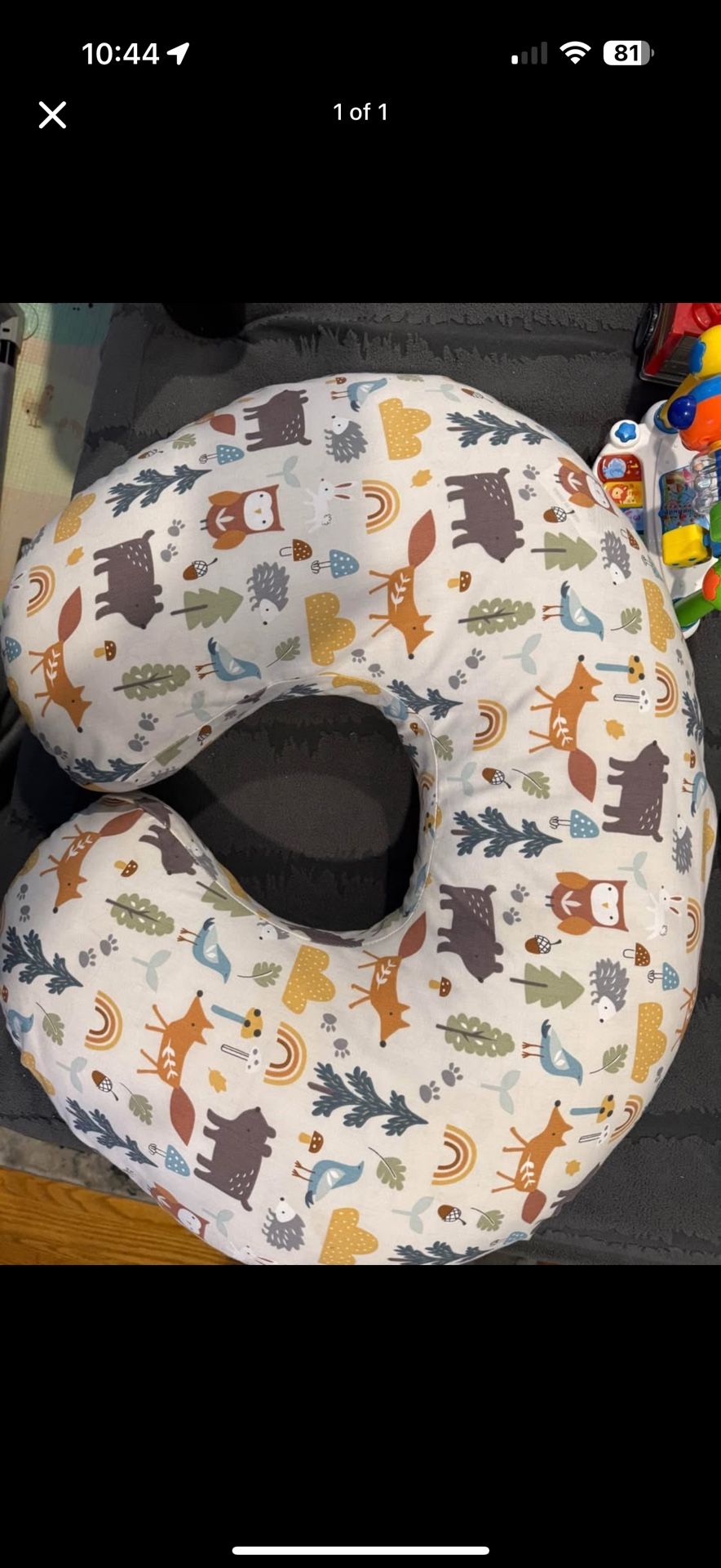 Boppy Pillow With Cover