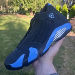 Jordan 14 Black University Blue