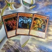 Konami Yu Gi Oh Legendary Decks II Ultra Rare Yugi's God Card Set LDK2-ENS01, LDK2-ENS02 & LDK2-ENS03