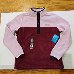 Columbia Fleece Pullover Jacket Women's L