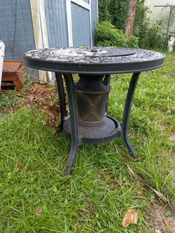 Propane heat table