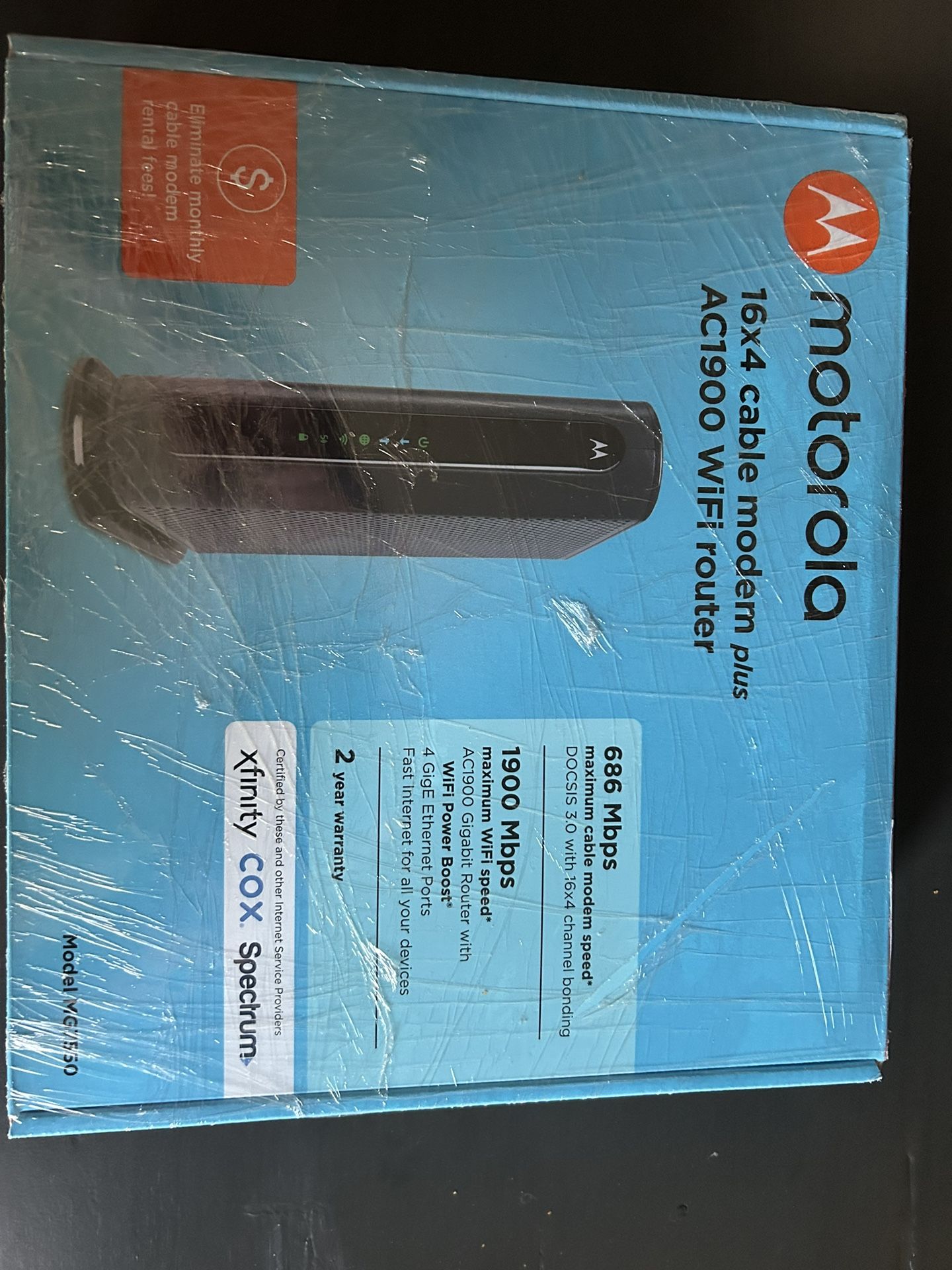 Motorola  7550 Modem and Router 