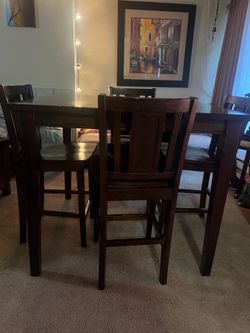 Table and 4 chairs