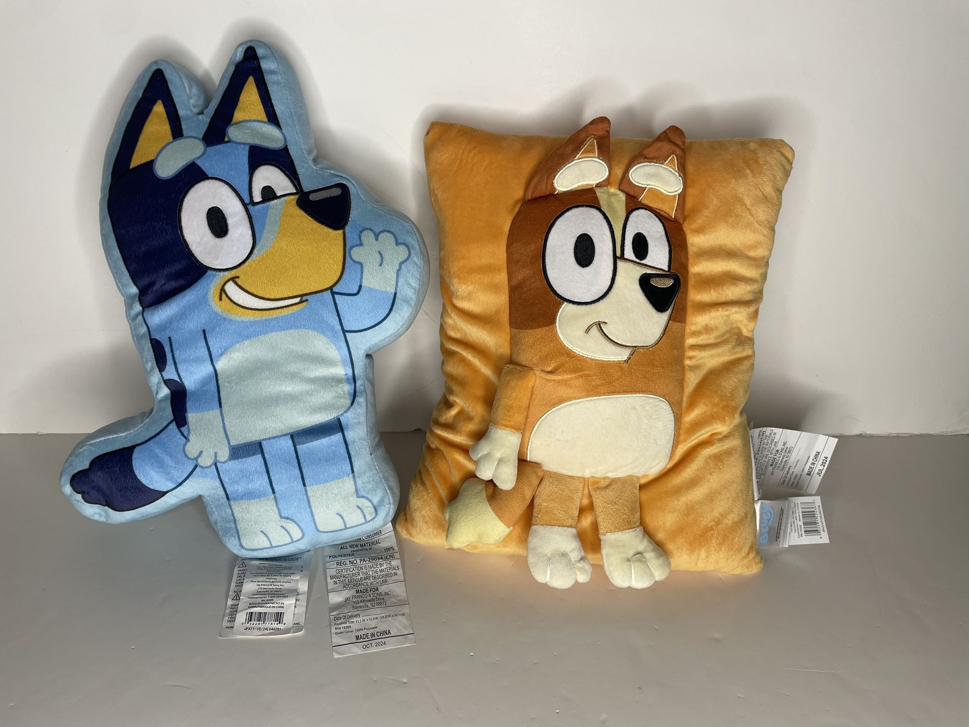 Bluey plush pillows