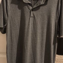 Lululemon Men Polo Gray Shirt 