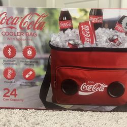 Coca Cola Cooler Bag With Speakers