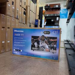 Hisense 43 inch QLED 4K Smart TV with HDR with Store Warranty and Financing Available
