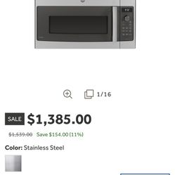 GE APPLIANCES MICROWAVE 