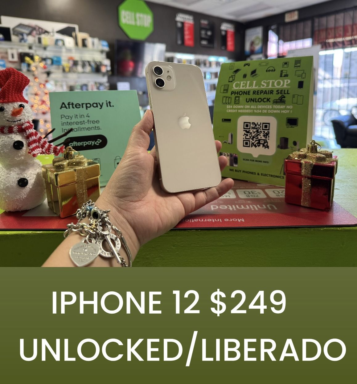 IPHONE 12 $249 UNLOCKED/LIBERADO WITH WARRANTY!!!