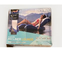 INTEX  Inflatable Swimming Pool Floating Recliner Lounge New Set Of 2 Vintage