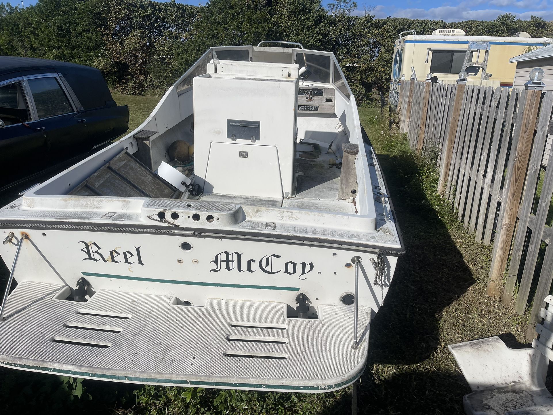 Shamrock 20ft Dive Boat Project With Trailer 