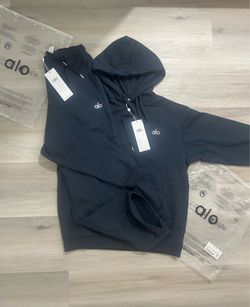 Alo navy hoodie set